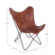 POLTRONA EATON MARRON BIZZOTTO 0746085